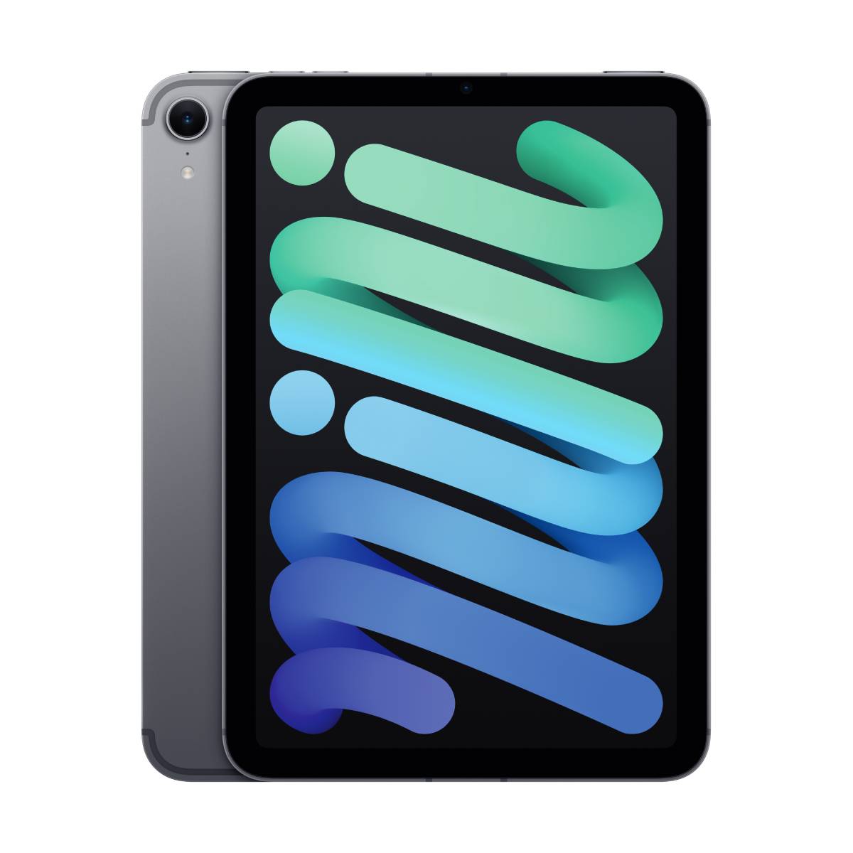 Bild von Apple iPad mini 8,3" Wi-Fi + Cellular 256GB (spacegrau) 7. Gen 2024