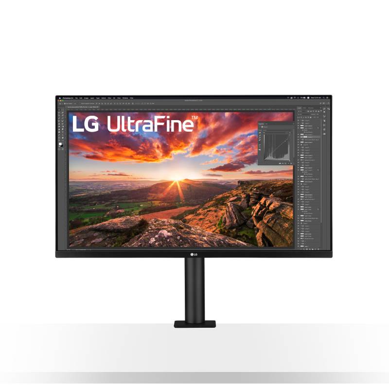 Bild von LG 32UN880K-B Ergo Monitor - 4K UHD-IPS, Pivot, Höhenverstellung - HDMI, DisplayPort 1.4, USB-C