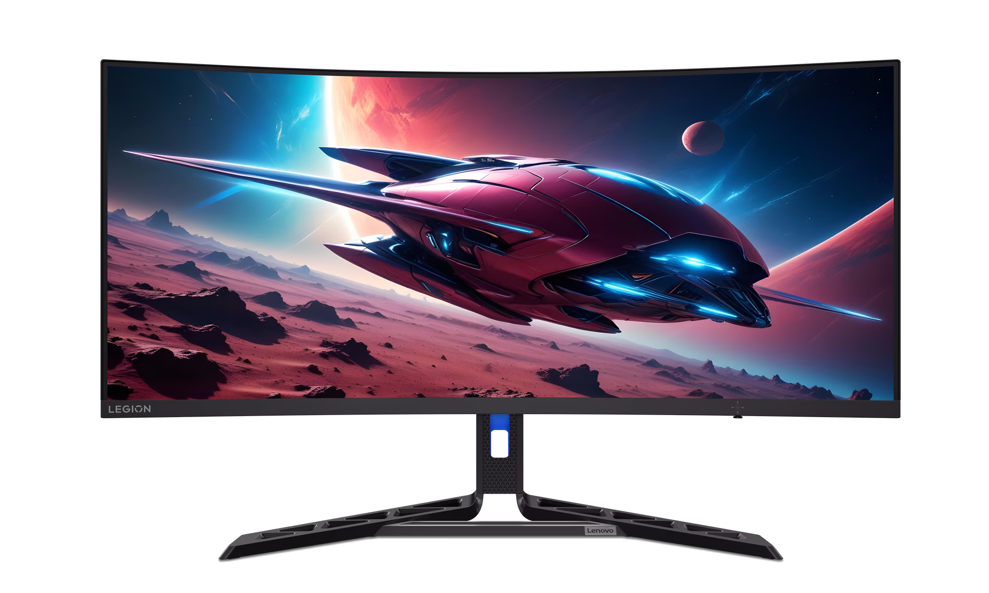 Bild von Lenovo Legion R34w-30 Gaming Monitor - 180Hz, WQHD Ultrawide AMD FreeSync™ Premium, 0,5ms (MPRT), 1500R Curved