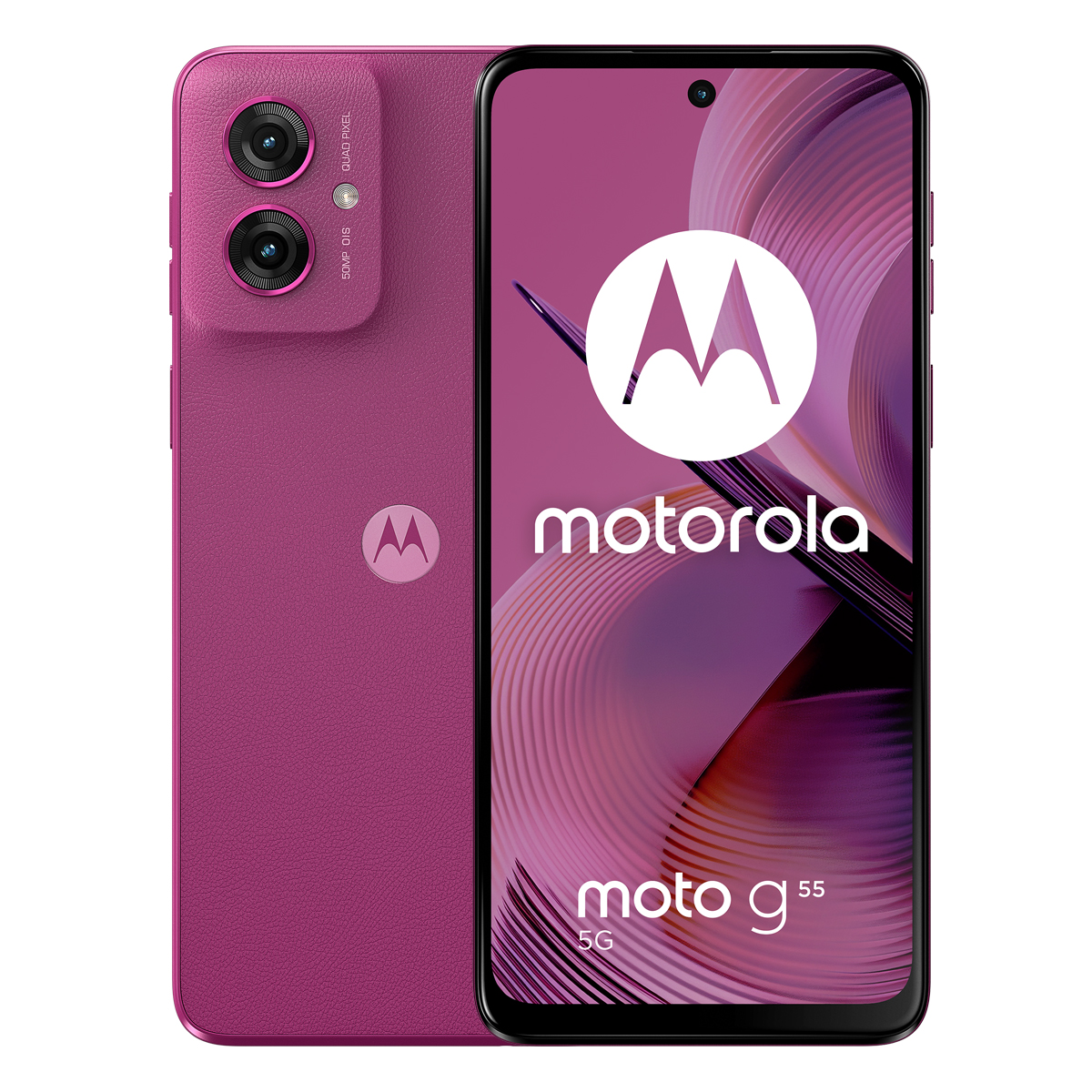 Bild von Motorola Moto G55 5G 256GB Twilight Purple 16,41cm (6,5") LCD Display, Android 14, 50MP Dual-Kamera