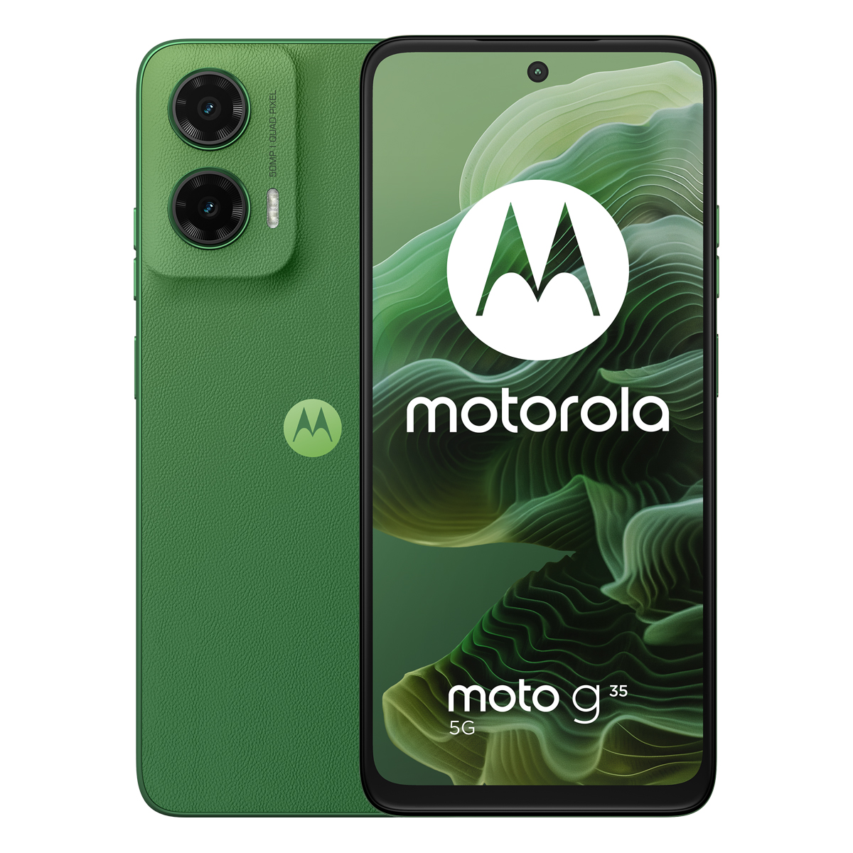 Bild von Motorola Moto G35 5G 128GB Leaf Green 17,07cm (6,72") LCD Display, Android 14, 50MP Dual-Kamera