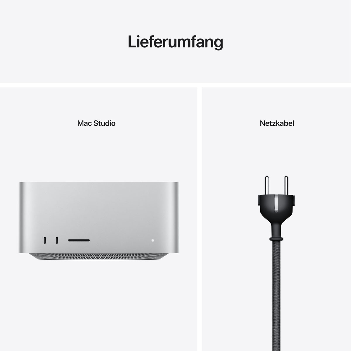 Bild von Apple Mac Studio MQH63D/A 2023, silber Apple M2 Ultra 24-Core CPU, 64GB RAM, 1TB SSD, 60-Core GPU, macOS