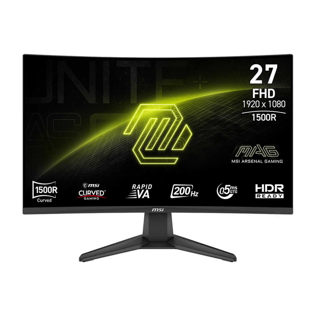 Bild von MSI MAG 276CFDE E20 Gaming Monitor - Curved , 200Hz, 0,5ms Reaktionszeit 0,5ms(GtG)