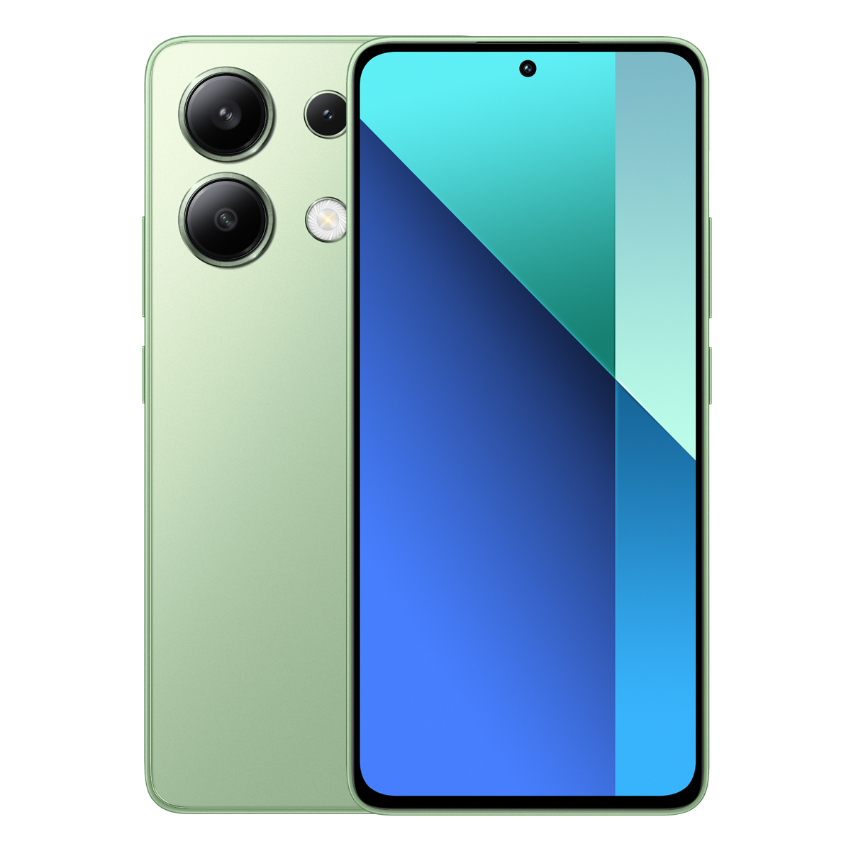 Bild von Xiaomi Redmi Note 13 6GB+128GB Mint Green 16,94cm (6,67") AMOLED Display, MIUI 14 (basiert auf Android 13), 108MP Triple-Kamera