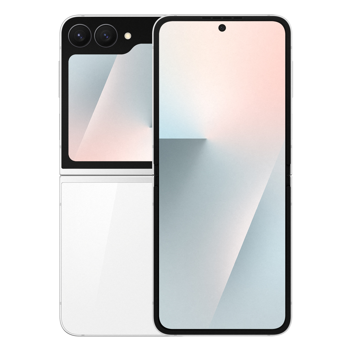 Bild von Samsung Galaxy Z Flip7 FE 128GB Weiß EU 17,03cm (6,7") OLED Display, Android 16, Dual-Kamera, Faltbar