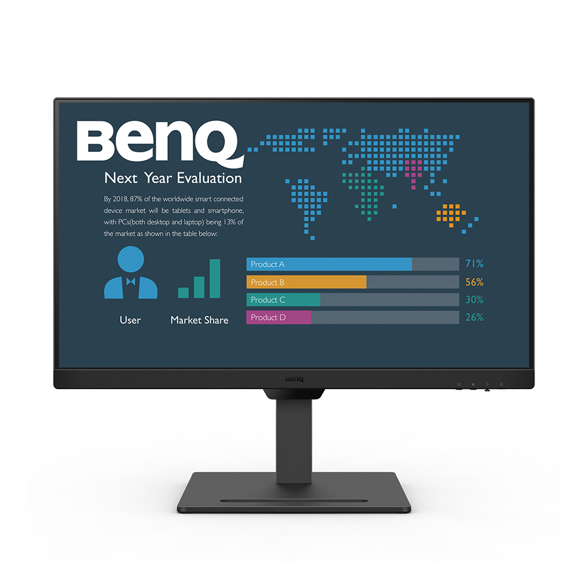 Bild von BenQ BL2790T Monitor 68,58 cm (27 Zoll) Full HD, IPS, 5ms, 100Hz, HDMI, DisplayPort