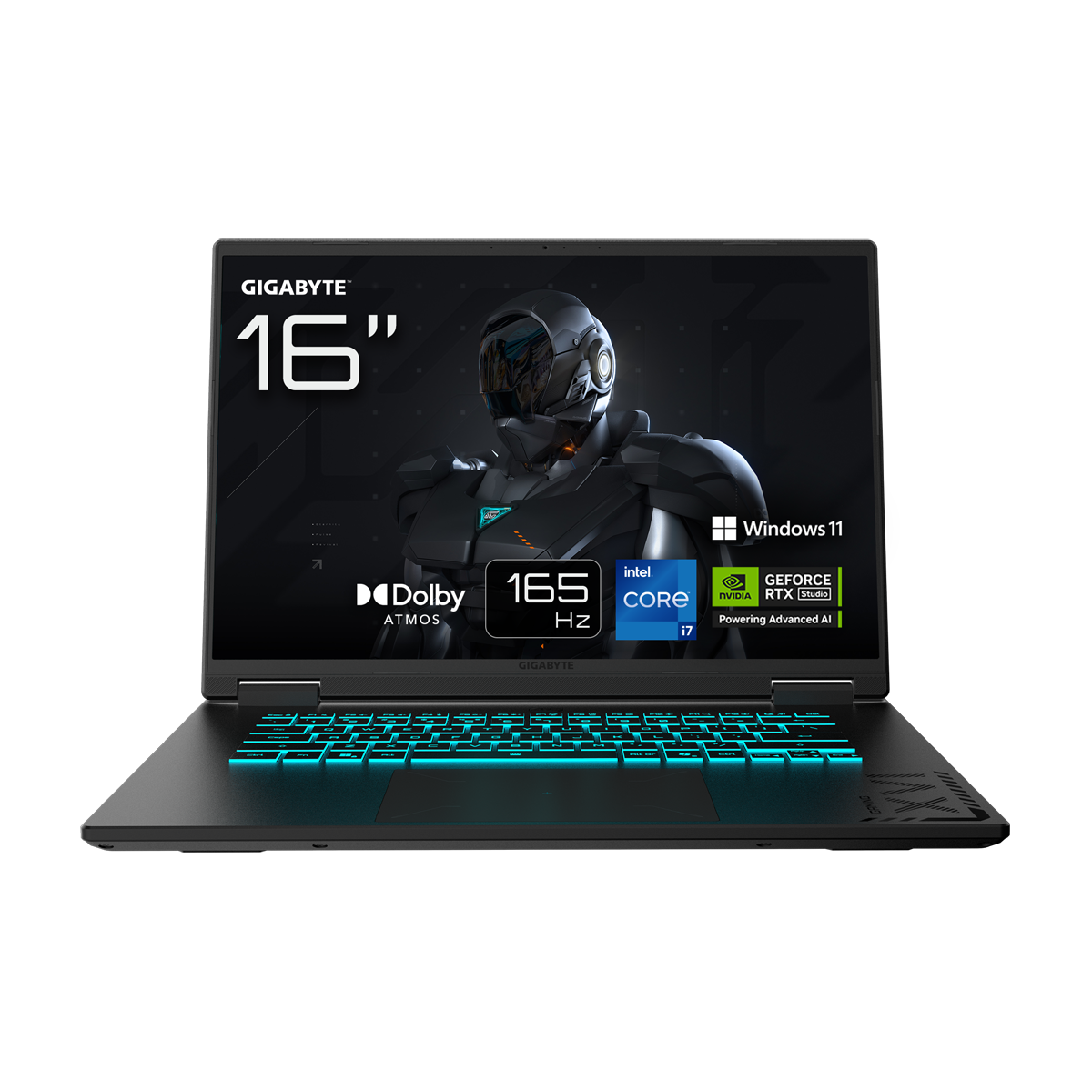 Bild von GIGABYTE A16 CMHI2DE893SH - 16" FHD 165Hz IPS Display, Intel Core i7 13620H, 16GB RAM, 512GB SSD, NVIDIA GeForce RTX 4050, Windows 11 Home