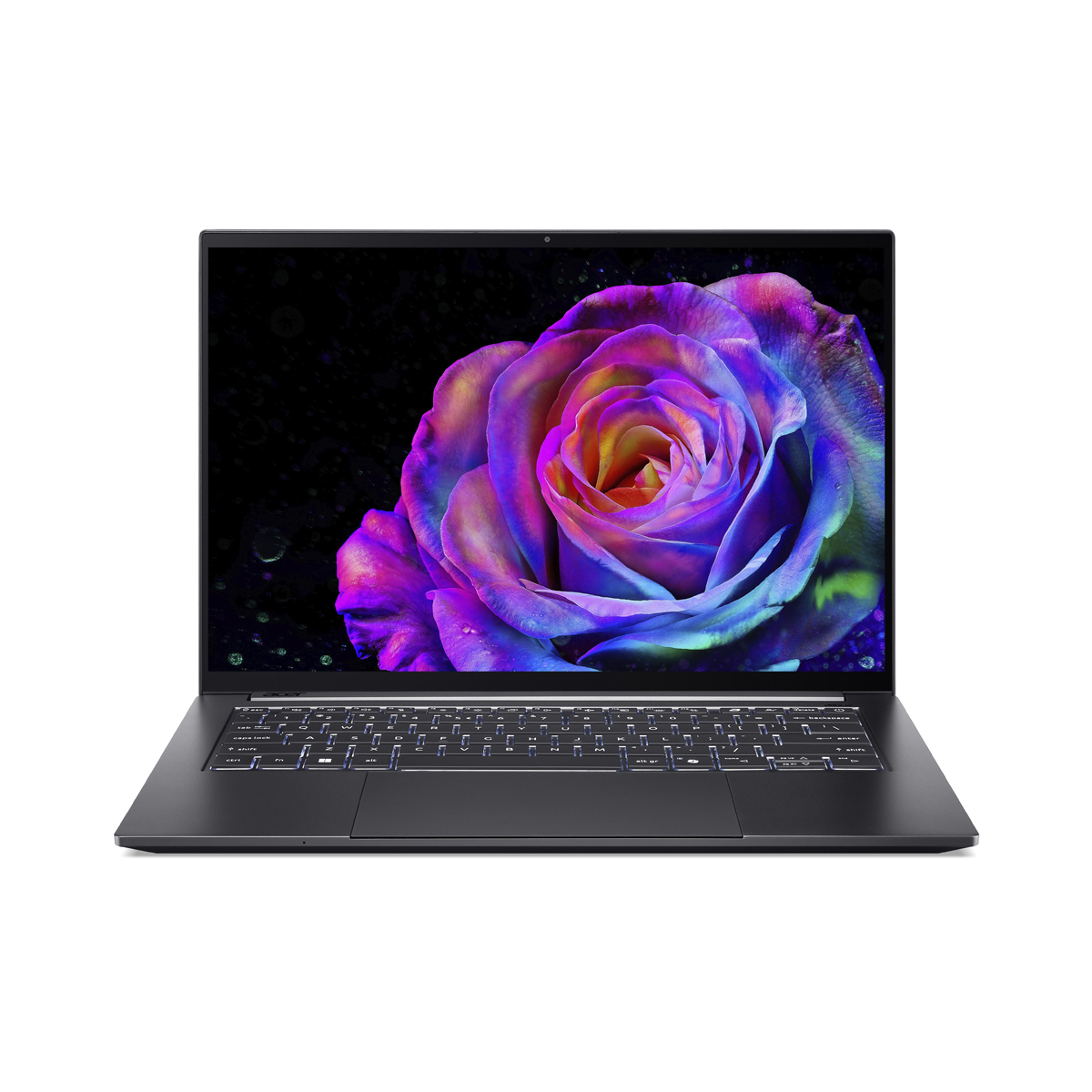 Bild von Acer Swift X (SFX14-61G-R56L) Copilot+ PC 14,5" 2.8K touch, OLED, 120Hz, Ryzen AI R9-365 (50 TOPS), 32GB RAM, 2x 1TB SSD, GeForce RTX5070, Windows 11