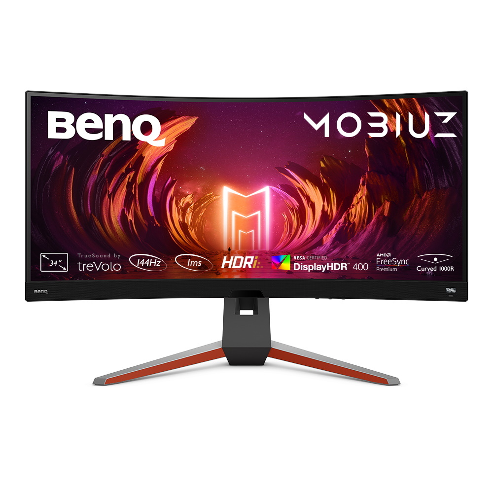 Bild von BenQ Mobiuz EX3410R Gaming Monitor - WQHD, 144 Hz, 1ms FreeSync Premium