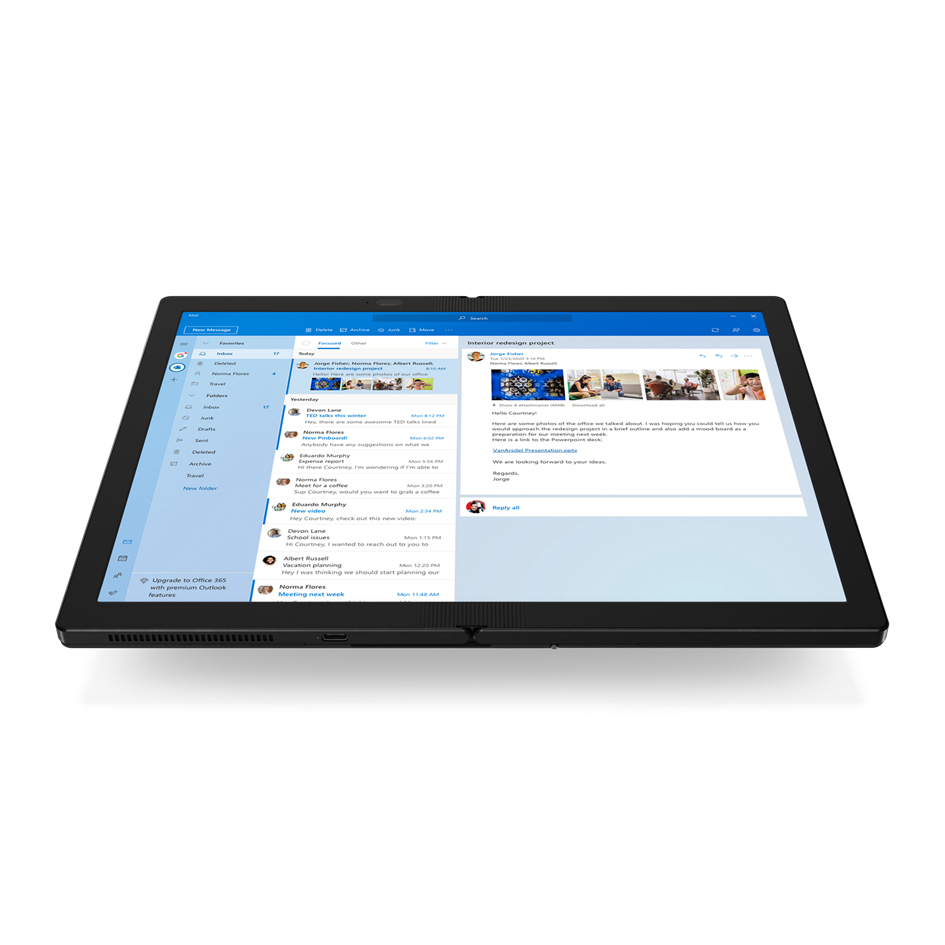 Bild von Lenovo ThinkPad X1 Fold G1 20RL000GGE - 13,3