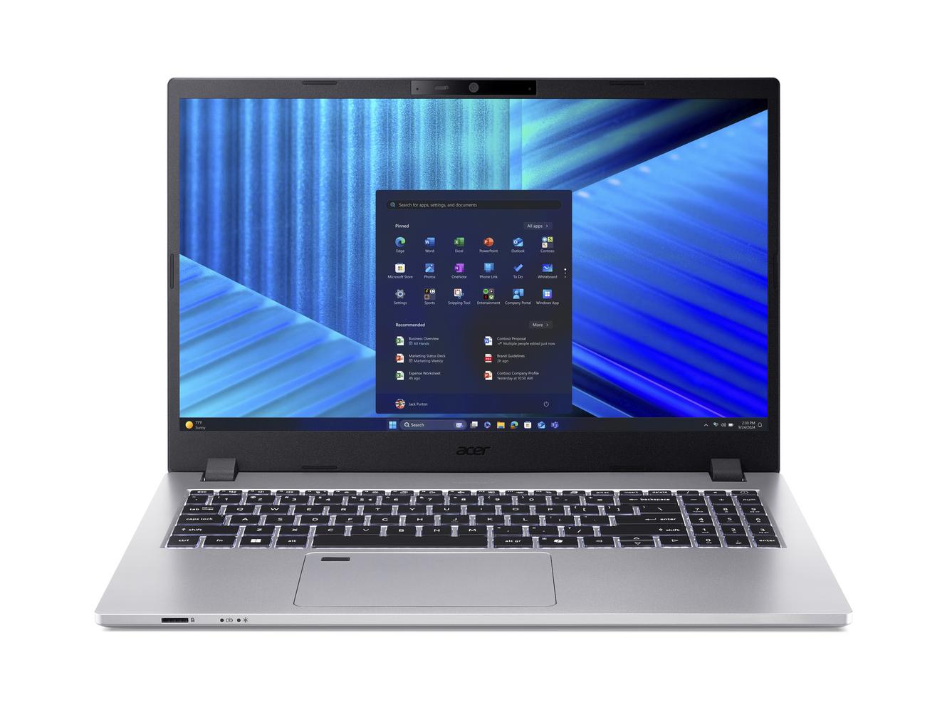 Bild von Acer TravelMate (TMP215-55-G2-TCO-74DE) 15,6" Full-HD, Intel Ultra 7-255U (12 TOPS), 32GB RAM, 1TB SSD, Windows 11 Pro