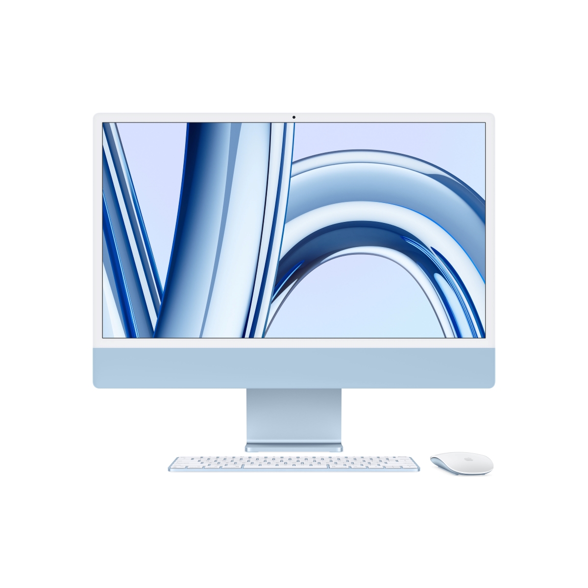Bild von Apple iMac CZ19K-0120010 Blau B-Ware - 61cm(24‘‘) M3 8-Core Chip, 10-Core GPU, 16GB Ram, 1TB SSD