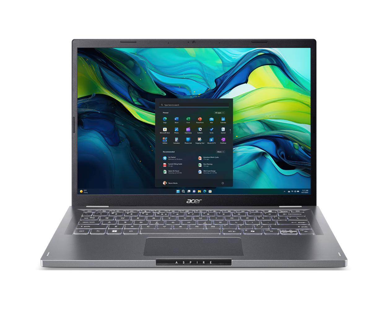 Bild von Acer Aspire 14 (A14-51M-745A) B-Ware 14,0" WUXGA, IPS, Intel 7-150U, 16GB RAM, 1TB SSD, Windows 11