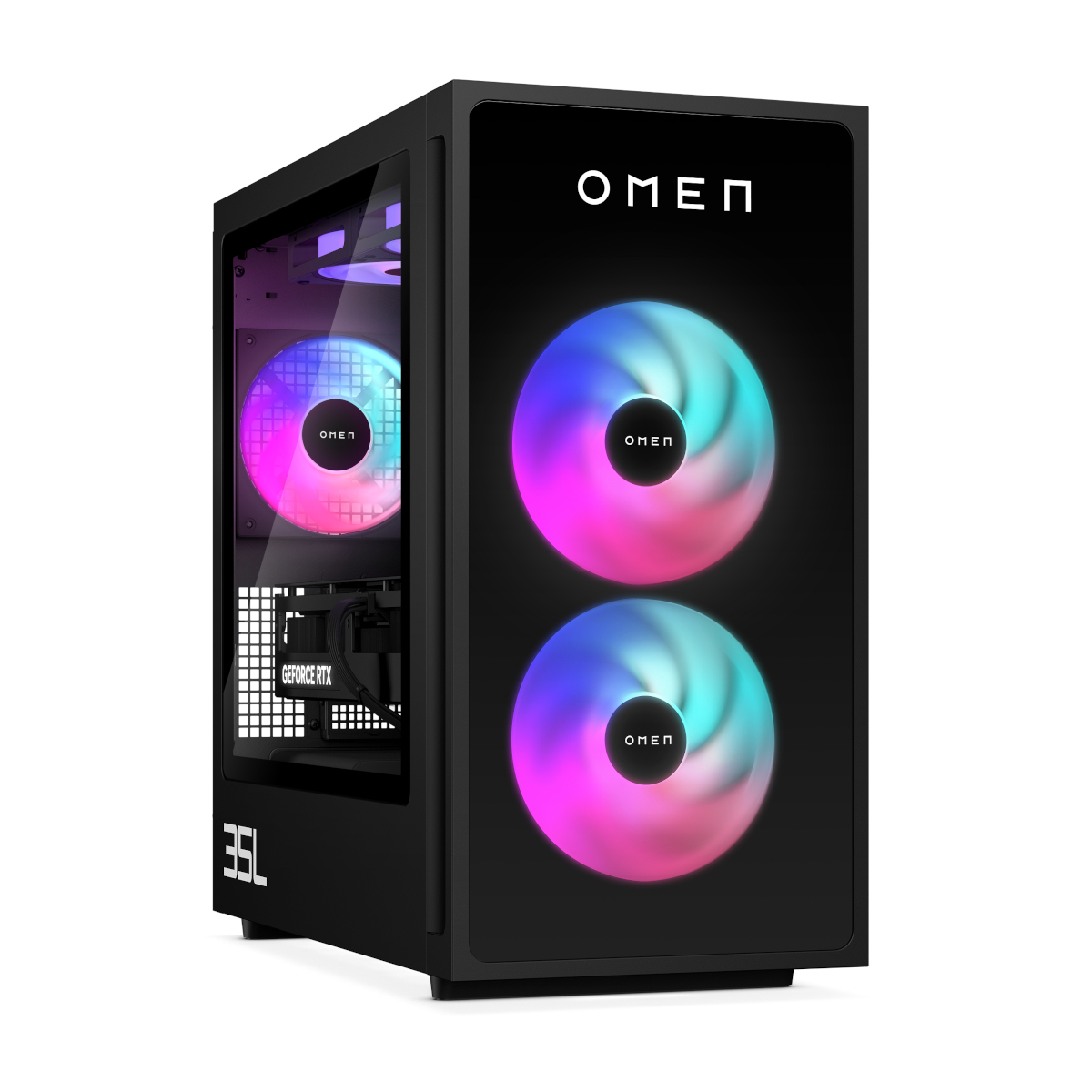 Bild von OMEN Desktop Gaming PC GT16-0171ng B-Ware - AMD Ryzen™ 7 8700F, 32GB RAM, RTX 5070, 1000GB SSD, DOS