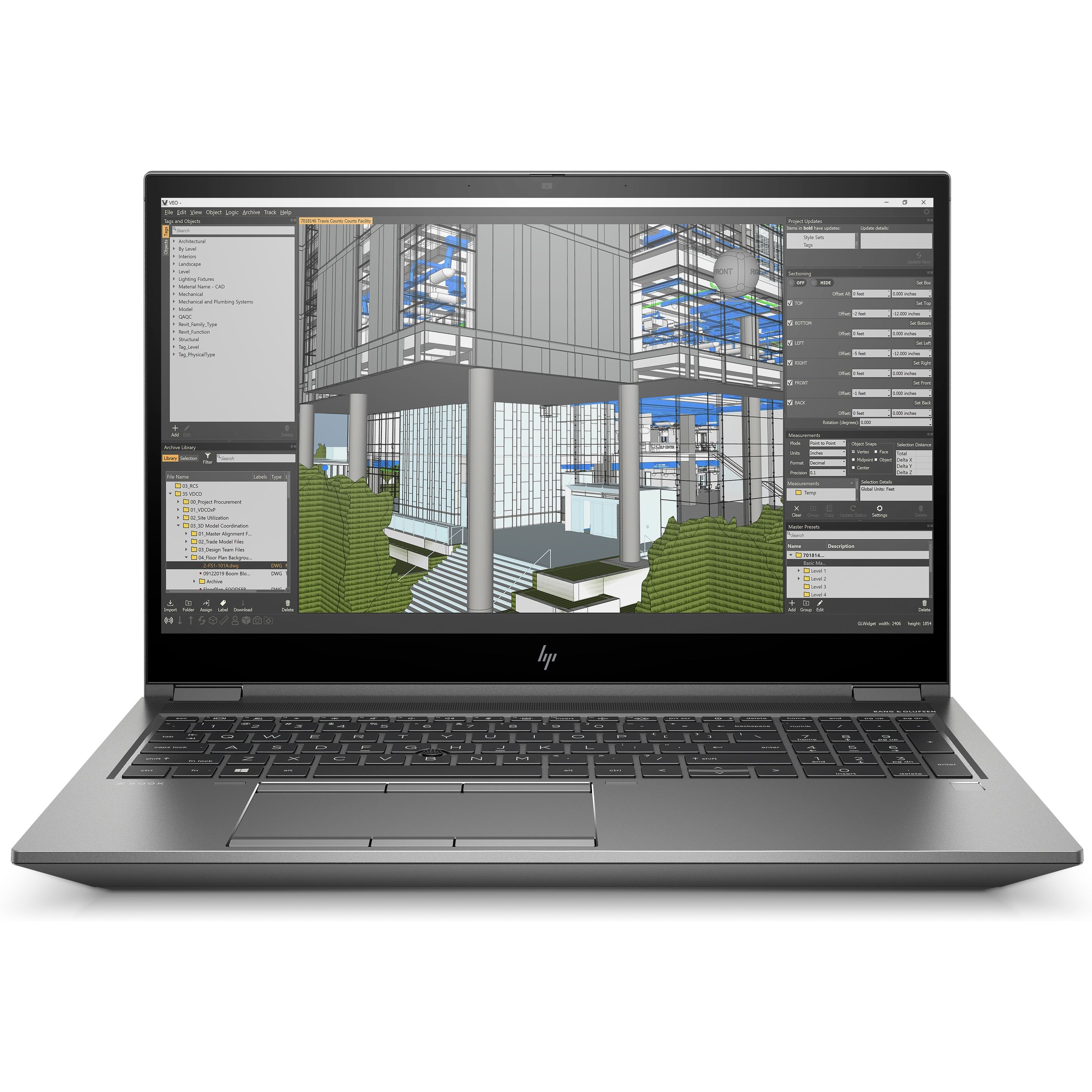 Bild von HP ZBook Fury 15 G8 i7 (11. Generation), 64 GB, 1024 GB SSD, 15,6" Full HD, RTX A3000, Win 11 Pro