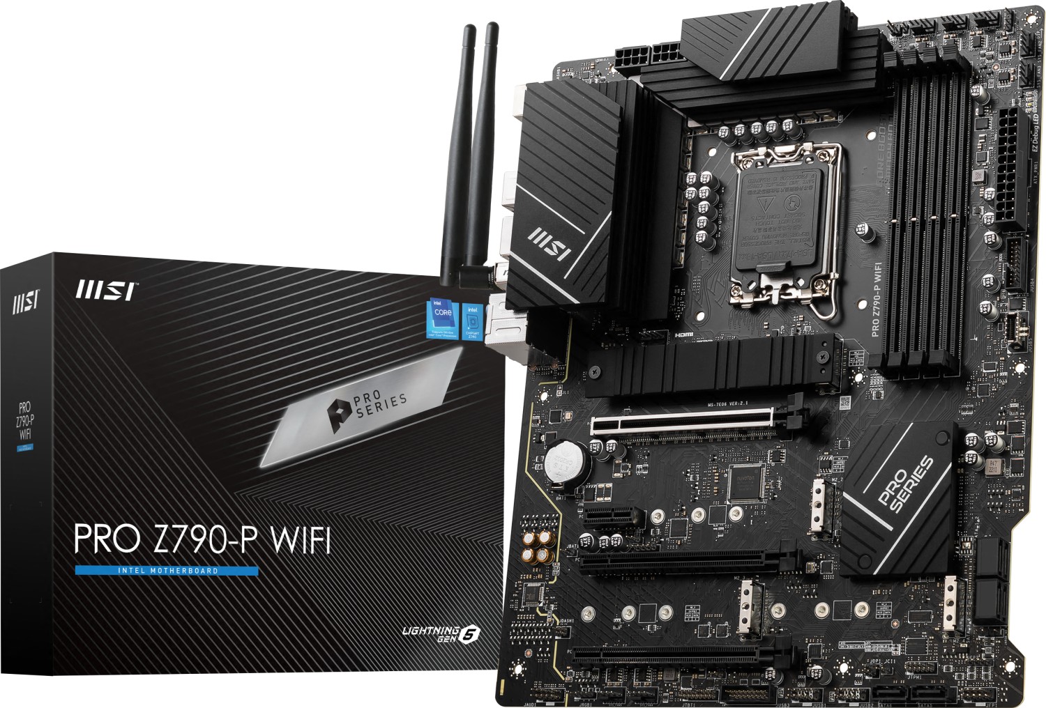 Bild von MSI Pro Z790-P WIFI Mainboard Sockel 1700 B-Ware