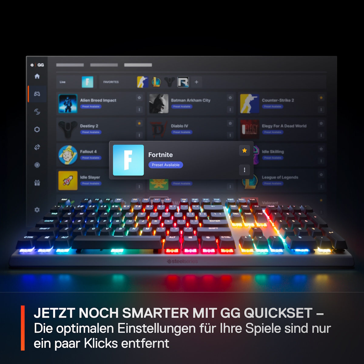 Bild von SteelSeries Apex Pro Gen 3 DE-Layout