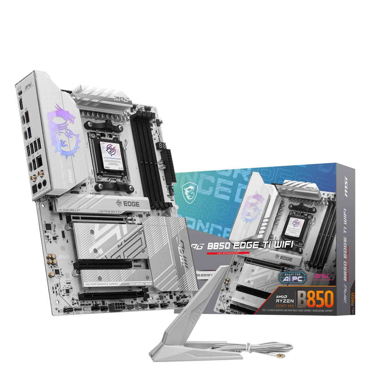 Bild von MSI MPG B850 EDGE TI WIFI Mainboard Sockel AM5