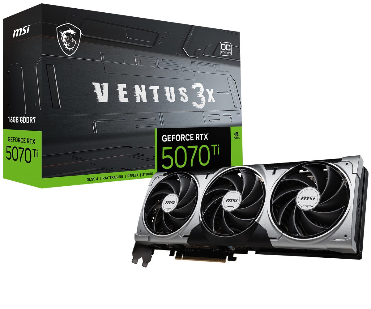 Bild von MSI GeForce RTX 5070 Ti 16G VENTUS 3X OC