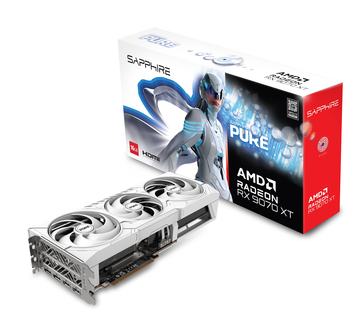 Bild von SAPPHIRE PURE AMD RADEON RX 9070 XT GAMING OC Grafikkarte
