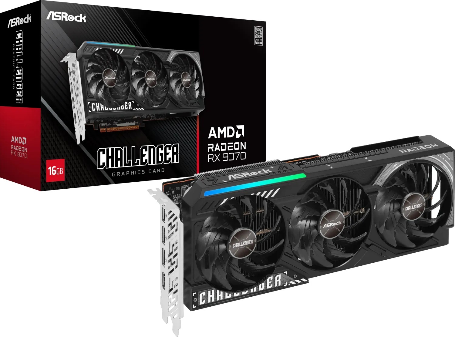 Bild von ASRock Radeon RX 9070 Challenger 16GB