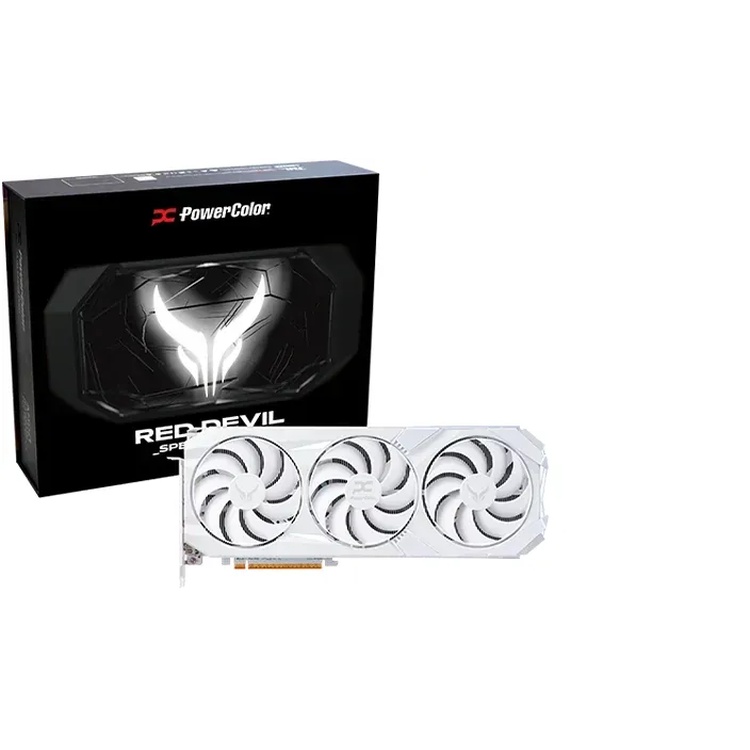 Bild von Powercolor Radeon RX 9070XT Red Devil Spectral White OC