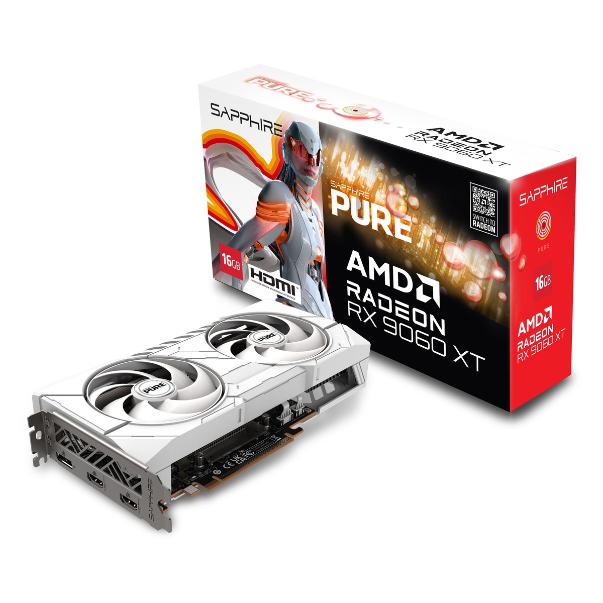 Bild von Sapphire Radeon RX 9060 XT 16GB PURE Gaming OC