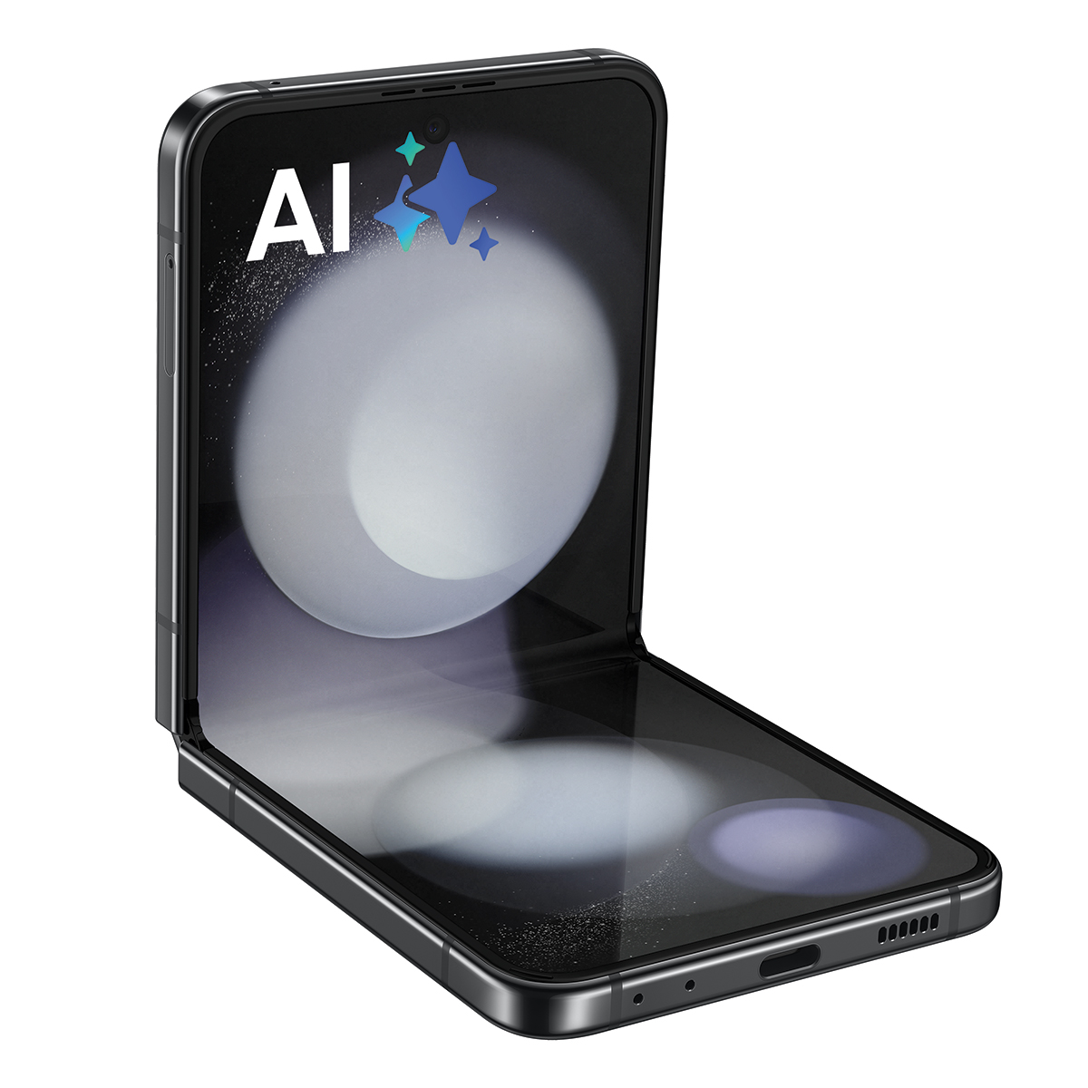 Bild von Samsung Galaxy Z Flip5 512GB Graphite 17cm (6,7") OLED Display, Android 13, Dual-Kamera, Faltbar