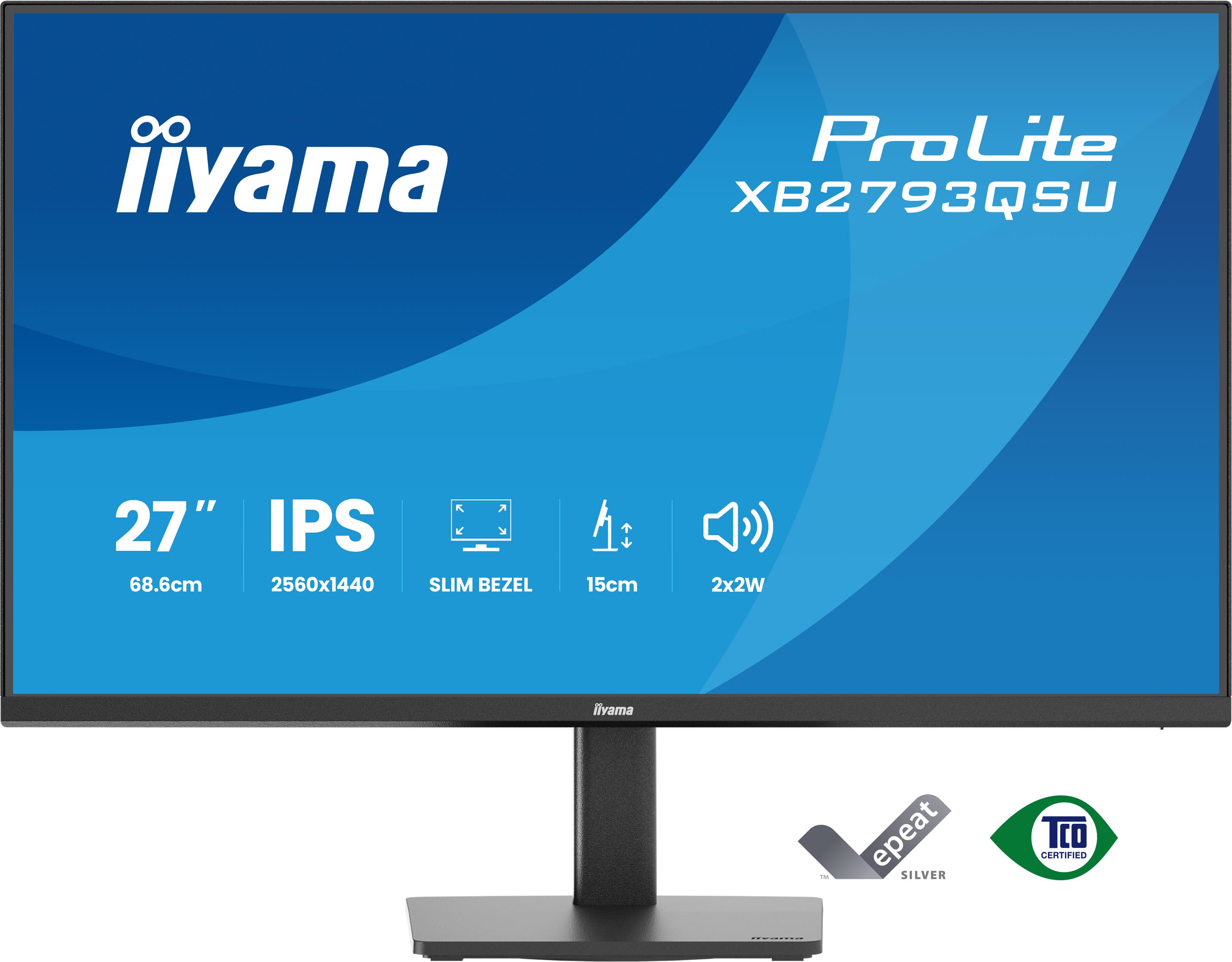 Bild von Iiyama ProLite XB2793QSU-B1 Office Monitor