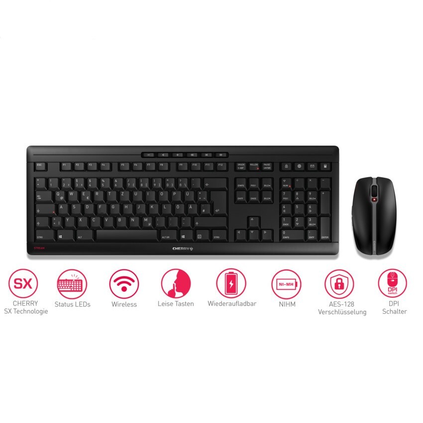 Bild von CHERRY Stream Desktop Set Recharge