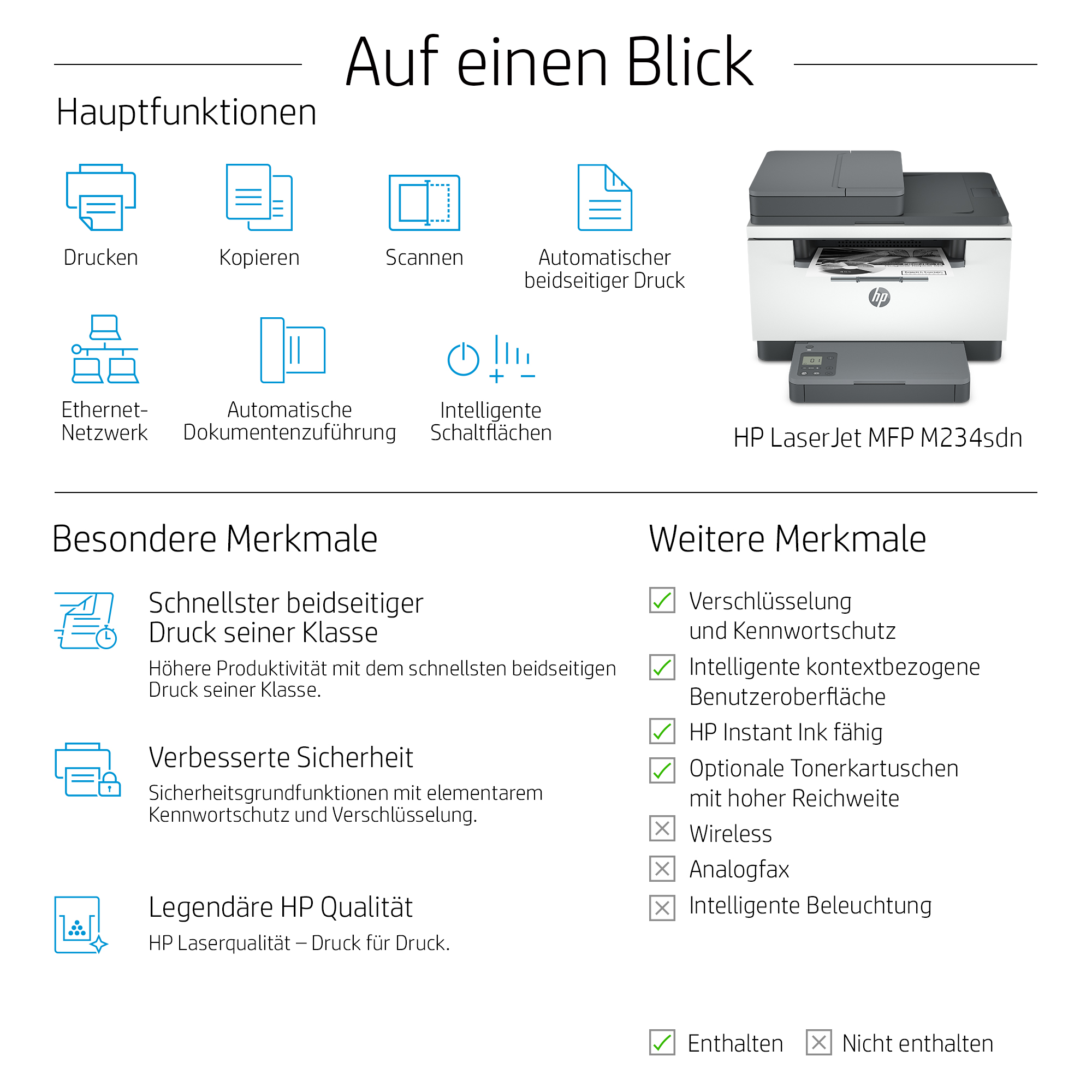Bild von HP LaserJet MFP M234sdn