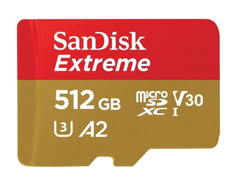 Bild von SanDisk 512GB Extreme microSD Speicherkarte (2022)