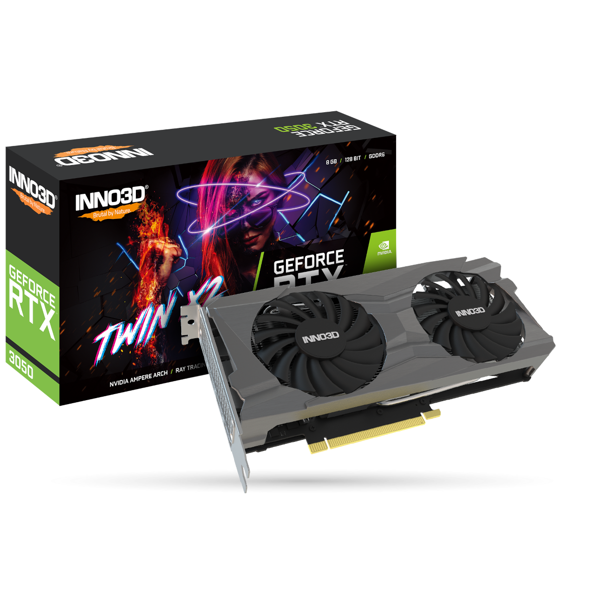 Bild von Inno3D GeForce RTX 3050 8GB Twin X2 Grafikkarte