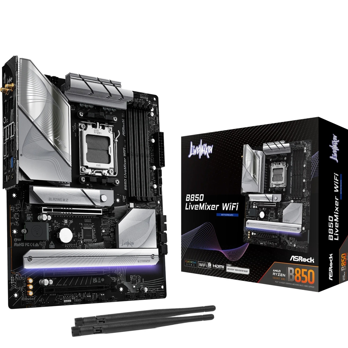 Bild von ASRock B850 LiveMixer WiFi Mainboard