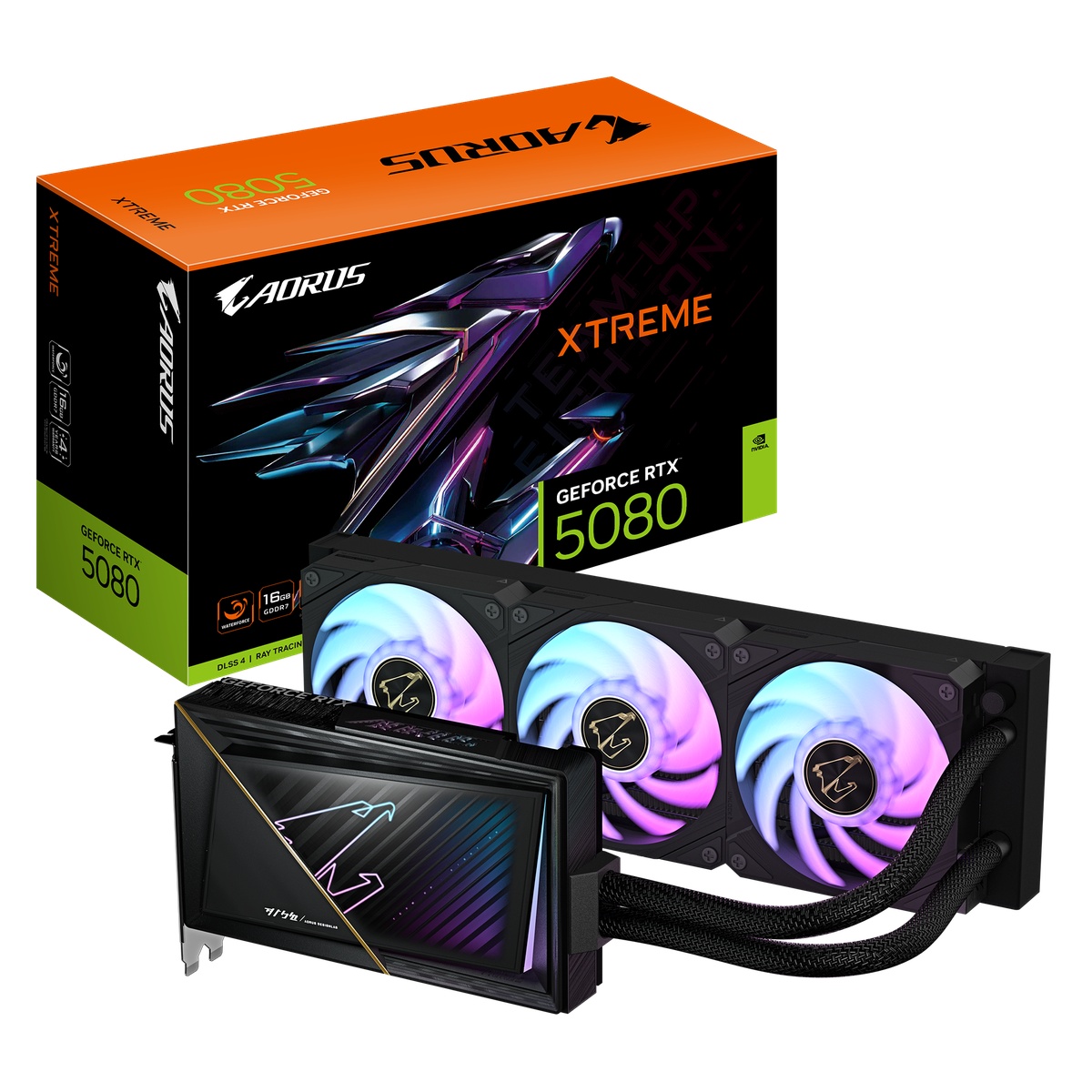 Bild von GIGABYTE AORUS GeForce RTX 5080 Xtreme Waterforce 16G