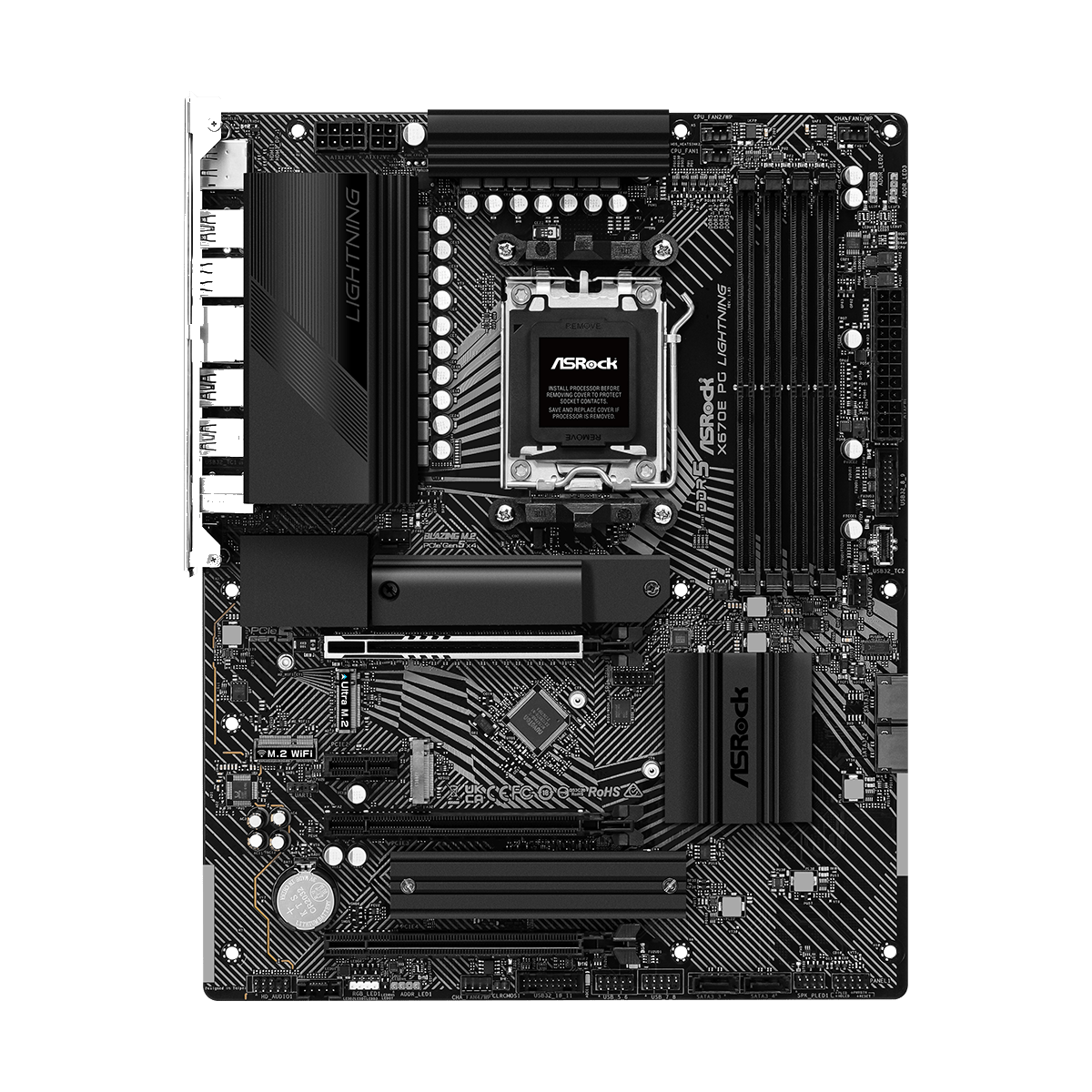 Bild von AsRock X670E PG Lightning Mainboard Sockel AM5