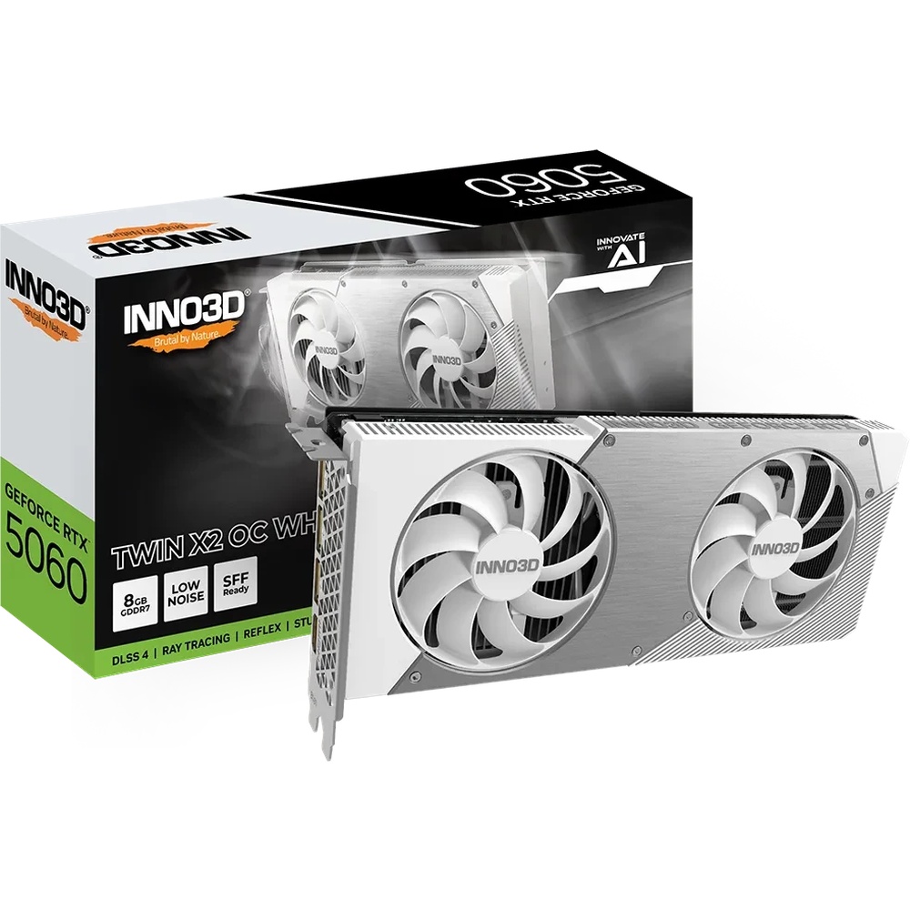 Bild von Inno3D GeForce RTX 5060 8GB TWIN X2 OC WHITE