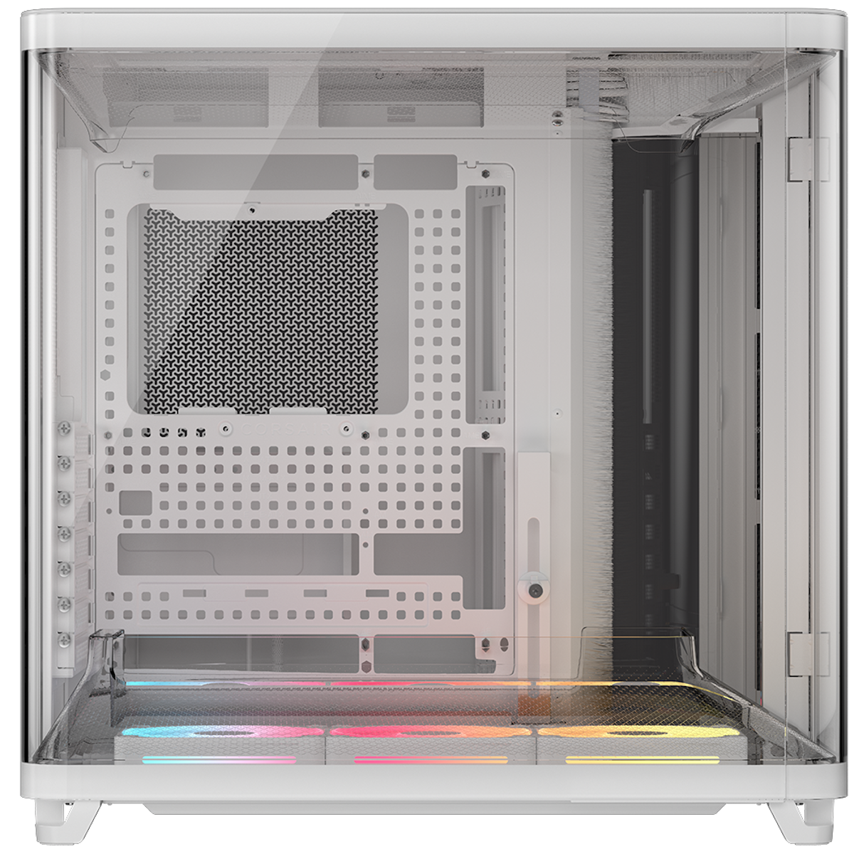 Bild von CORSAIR AIR 5400 LX-R RGB iCUE LINK weiß | PC-Gehäuse B-Ware
