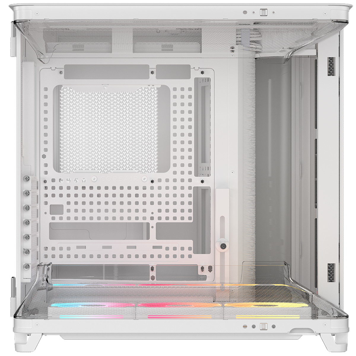 Bild von CORSAIR AIR 5400 LX-R RGB iCUE LINK weiß | PC-Gehäuse B-Ware