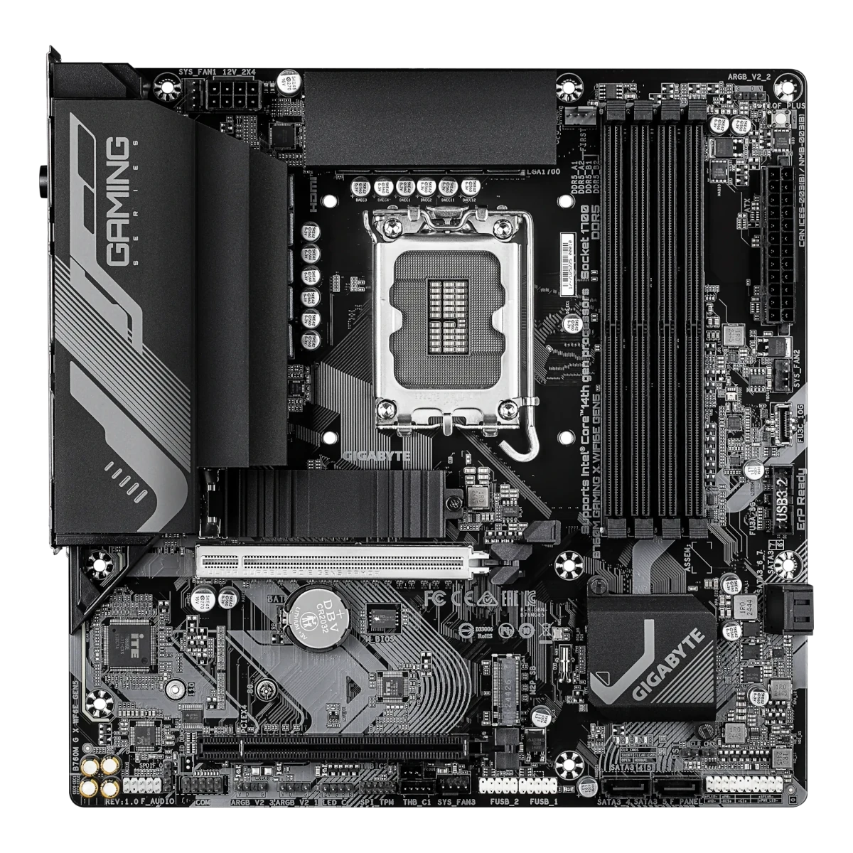 Bild von GIGABYTE B760M Gaming X WIFI6E GEN5 Mainboard