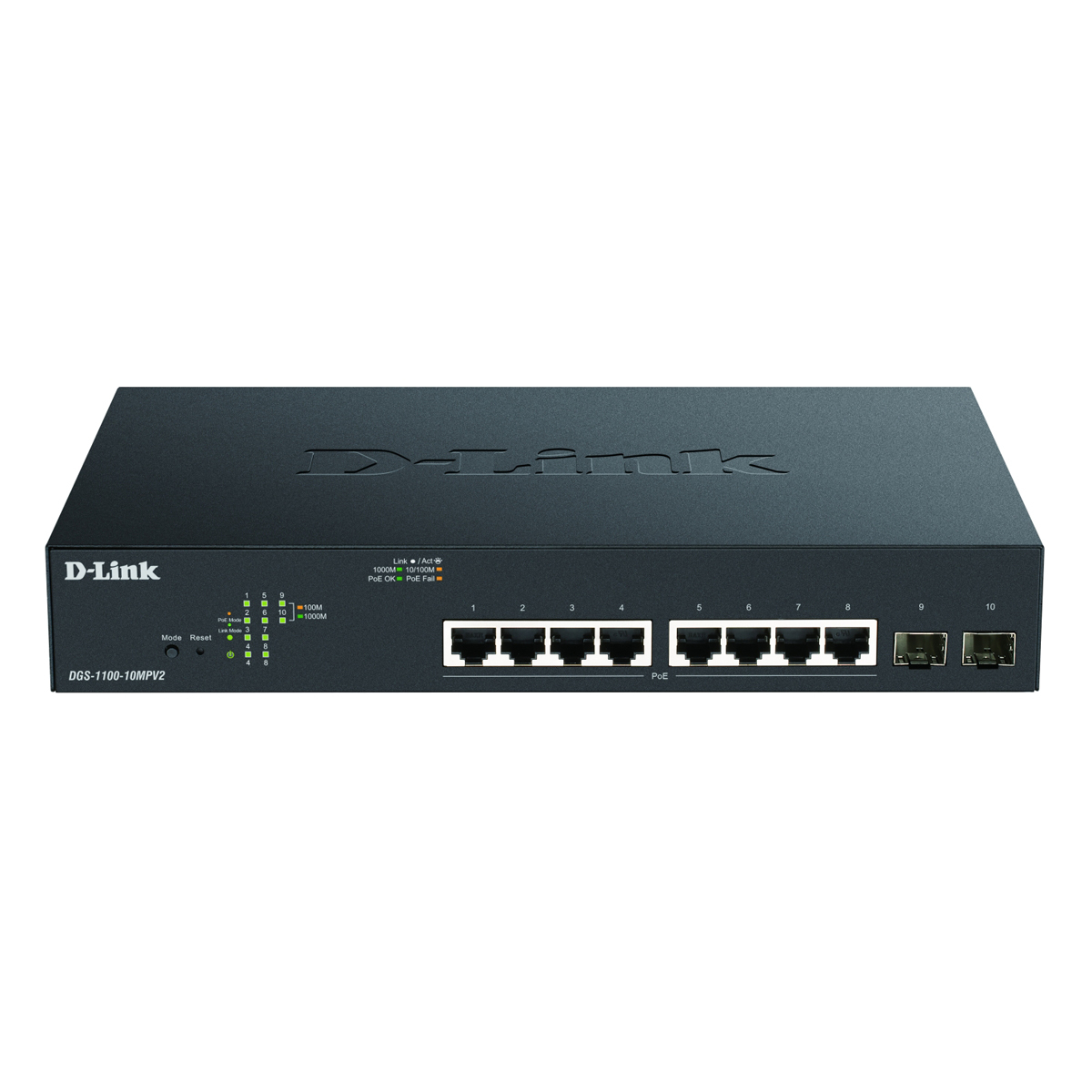 Bild von D-Link DGS-1100-10MPV2 Smart Managed Switch