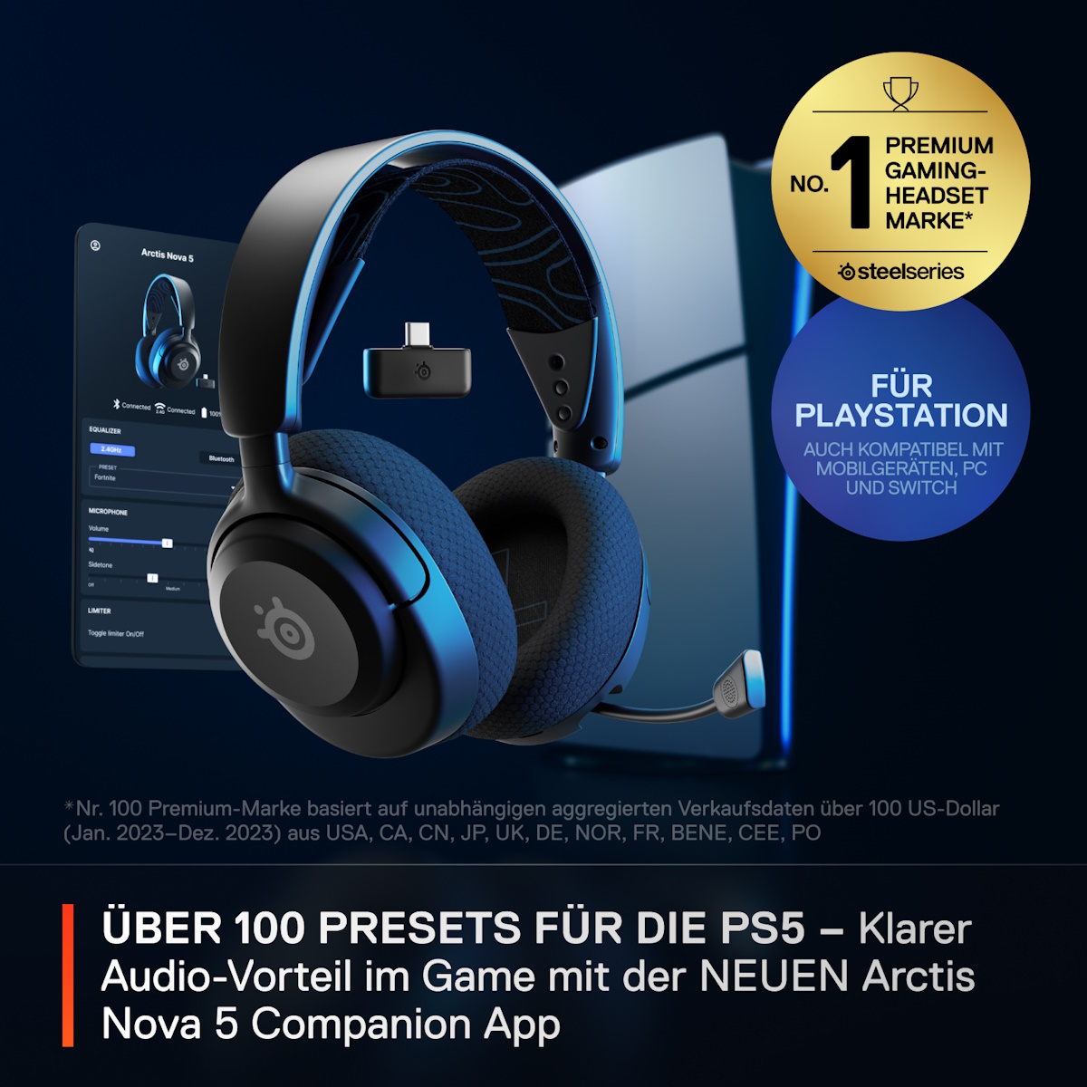 Bild von SteelSeries Arctis Nova 5P Wireless