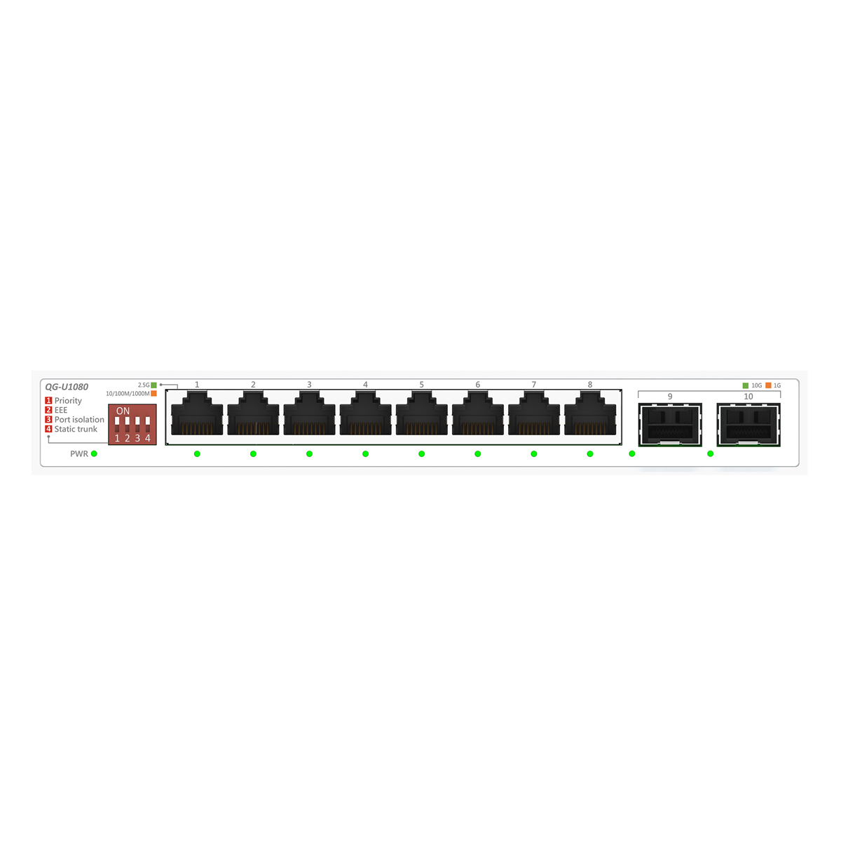Bild von ASUS QG-U1080 Unmanaged Switch