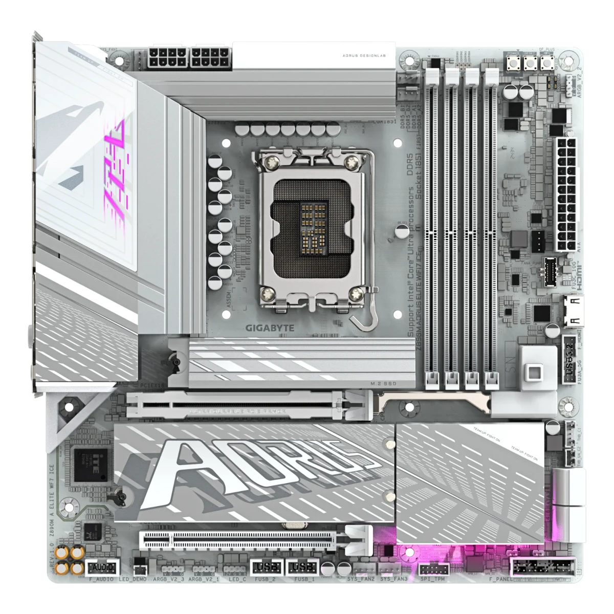 Bild von GIGABYTE Z890M A ELITE WF7 ICE Mainboard