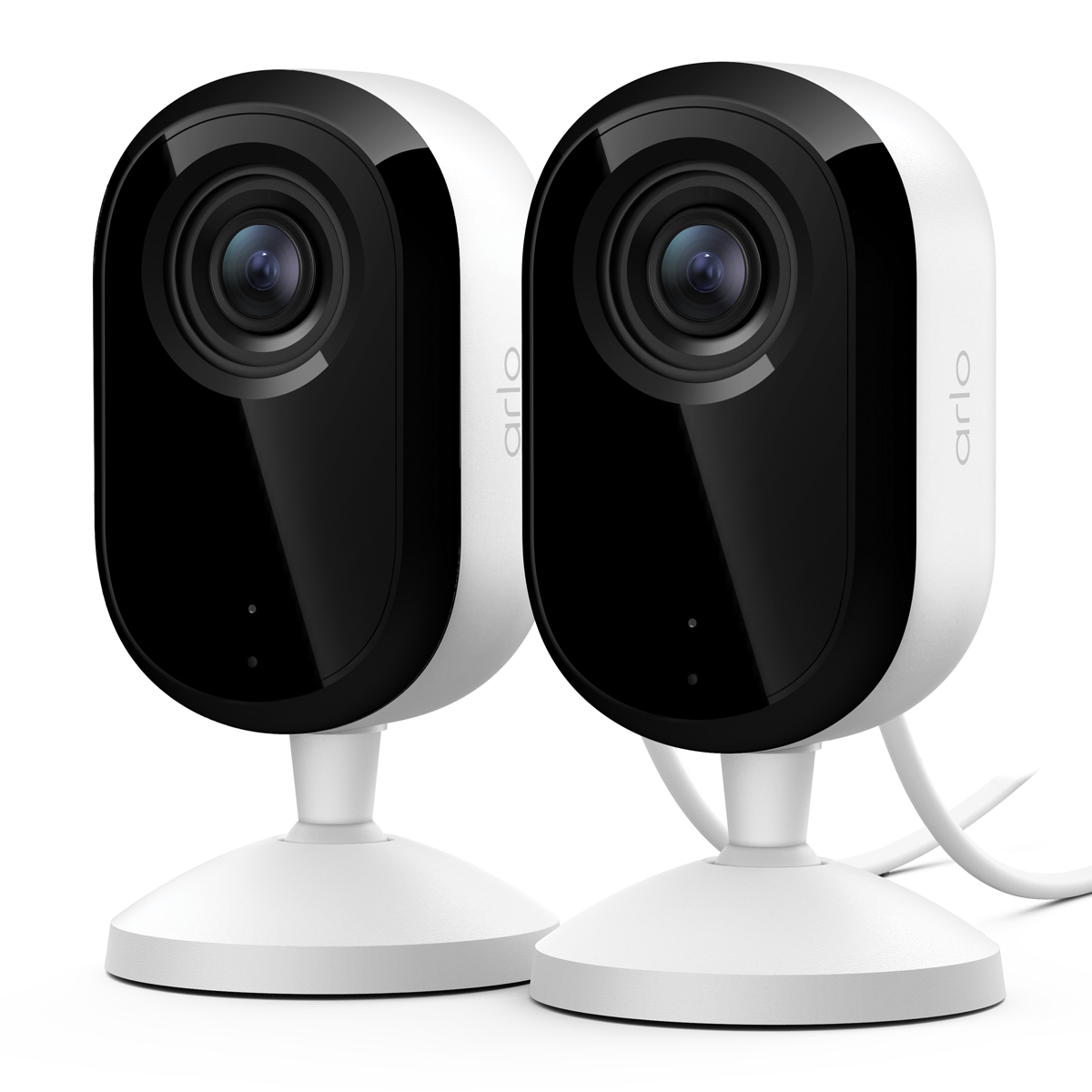 Bild von Arlo Essential 3 2K Indoor-Kamera Weiß 2er Set