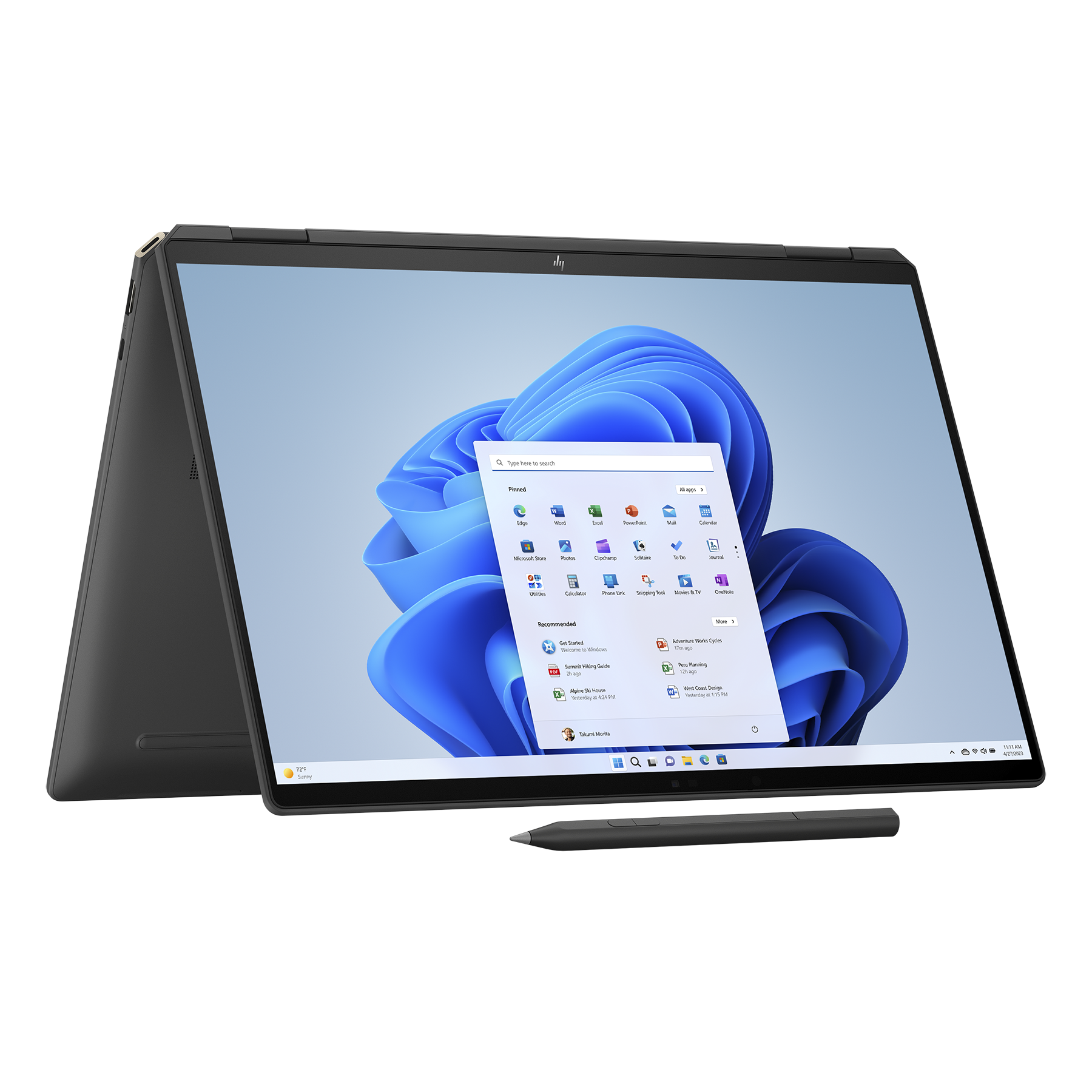 Bild von HP Spectre x360 16-aa0172ng inkl. Pen 16" WQXGA IPS Touch 120Hz, Intel Core Ultra 7-155H, 16GB RAM, 1TB SSD, Windows 11
