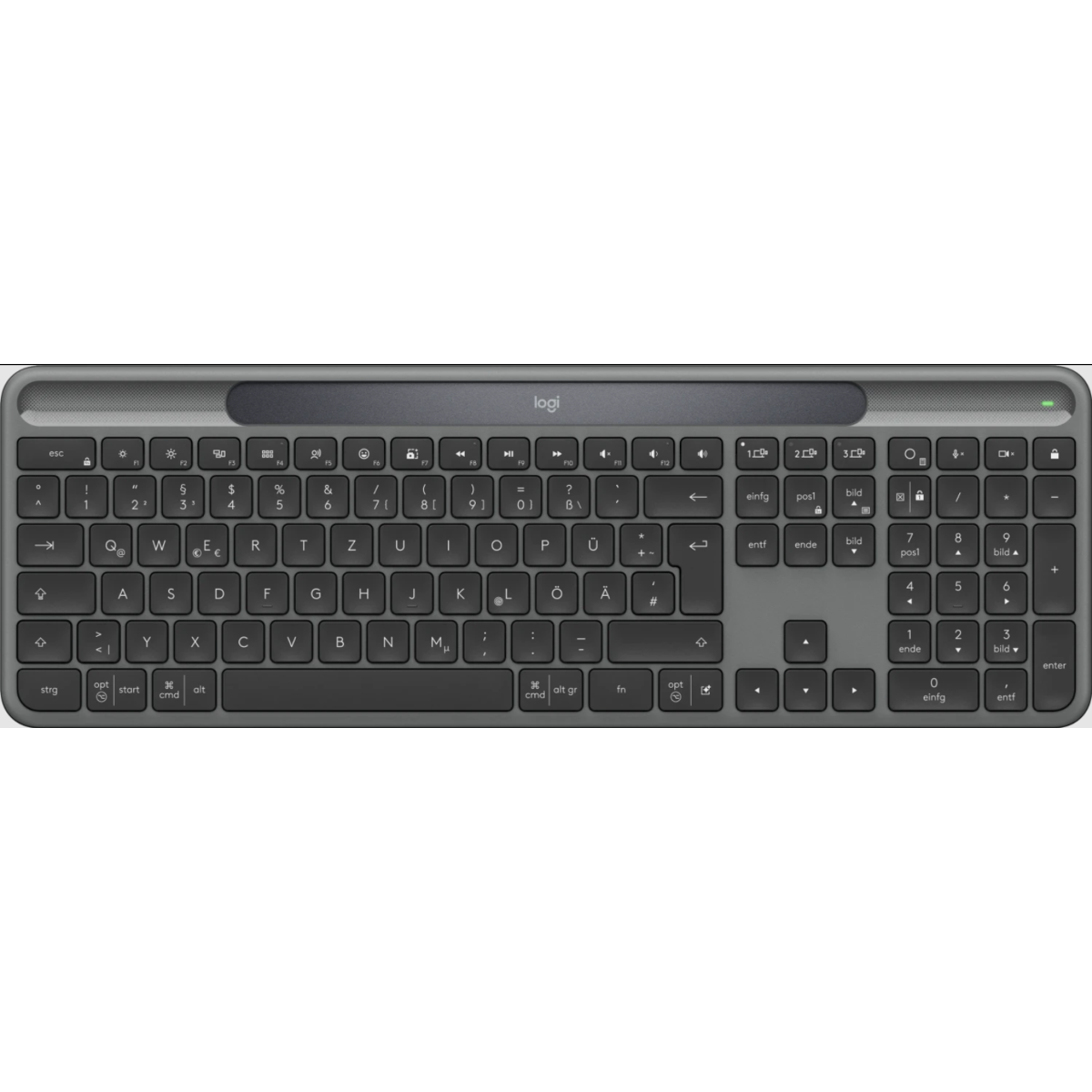 Bild von Logitech Signature Slim Solar+ K980 Tastatur for Business,