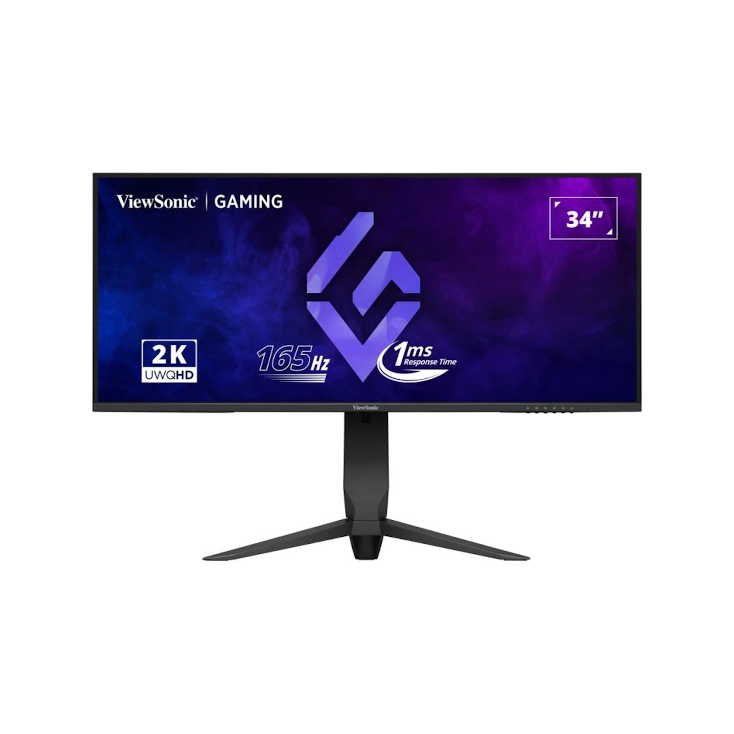 Bild von ViewSonic VX3480-2K-PRO Gaming Monitor - WQHD, 165Hz, 1ms Höhenverstellung | DisplayPort, 2x HDMI