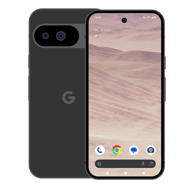 Bild von Google Pixel 9 256GB Obsidian 16cm (6,3") OLED Display, Android 14 / Pixel UI, 50MP Dual-Kamera