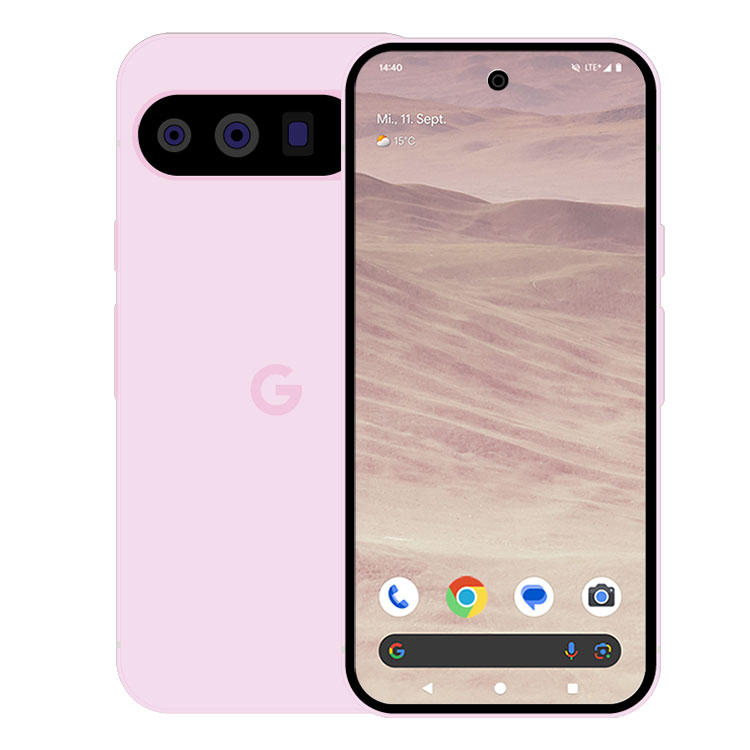 Bild von Google Pixel 9 Pro XL 256GB Rose Quartz 17,1cm (6,7") LTPO-OLED Display, Android 14 / Pixel UI, 50MP Triple-Kamera